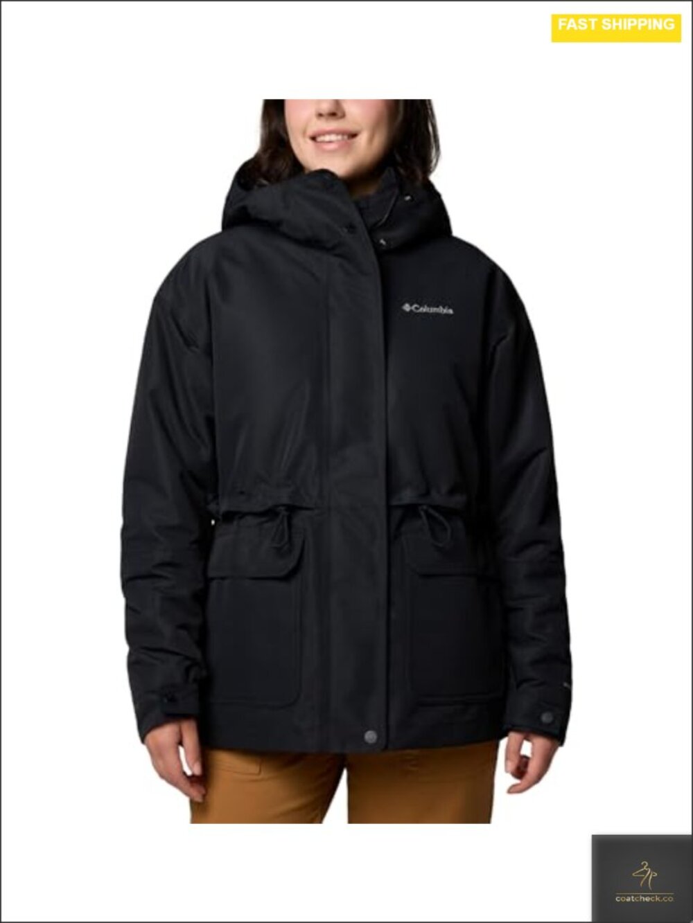 Columbia 3-in-1 Interchange Jacket Waterproof Ski Shell with Sherpa Liner
